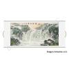 Chinese Landscape Painting of Sunset Waterfalls