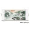 Chinese Landscape Painting Fast Running Mountain Waterfalls