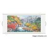 Peaceful Chinese Landscape Painting of a Mountain Stream