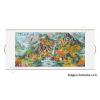 Chinese Landscape Painting Scroll of Mountains and Waterfalls