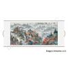 Chinese Landscape Painting Scroll of Mountains and Streams