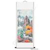 Chinese Landscape Painting Scroll of Steep Peaks