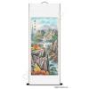 Landscape Painting of a Waterfall High in the Mountains