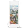 Chinese Art Painting of Mountian Peaks Among the Clouds