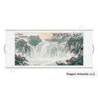 Chinese Landscape Painting with Good Wishes