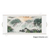 Chinese Landscape Painting of Mountain Waters