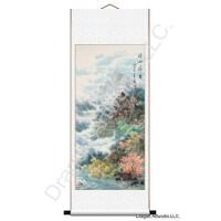 Chinese Landscape Painting Scroll of Mountain Streams