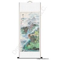Chinese Mountains and Waterfall Wall Art Painting