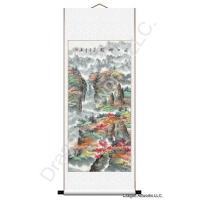 Chinese Mountain Painting with Charming Romantic Qualities