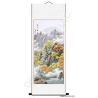 Southern China Landscape Painting of Distant Waterfall